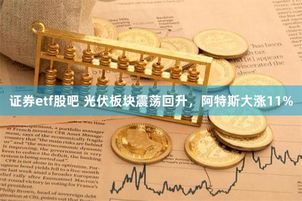 证券etf股吧 光伏板块震荡回升，阿特斯大涨11%