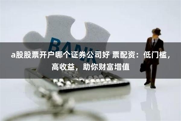 a股股票开户哪个证券公司好 票配资：低门槛，高收益，助你财富增值